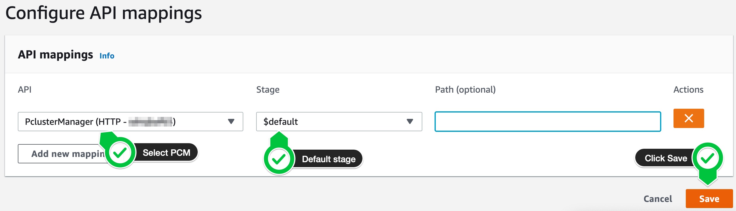 API Gateway Custom Mappings