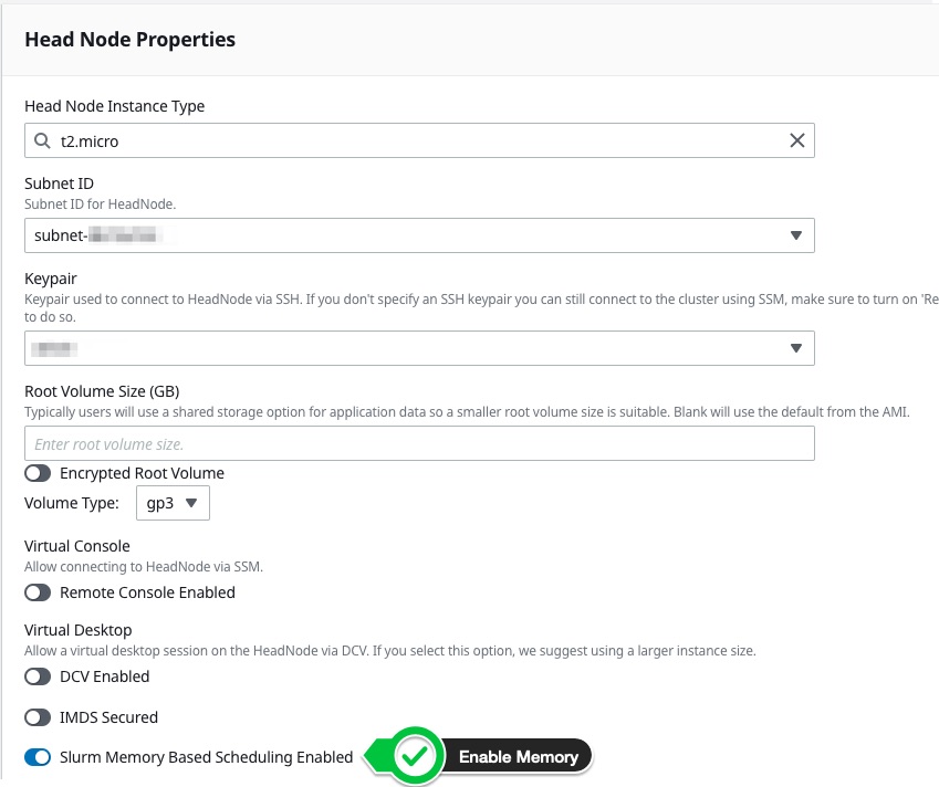 Enable Memory Scheduling