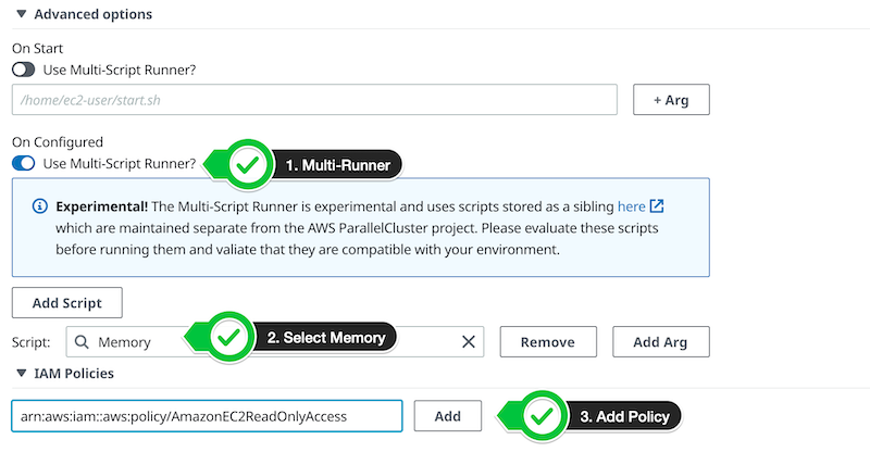 Enable Memory Script